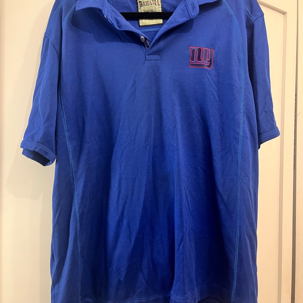 Tommy Bahama Royal Blue Polo New York Giants shirt